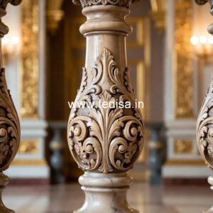 Decorative Classic Marble Railings Front Porch Pickets