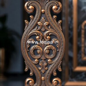Artistic Marble Baluster Designs Metal Spindles For Indoor Stairs