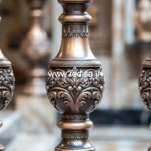 4. Designer Stone Balusters For Luxury Interiors Replacing Wood Spindles With Metal