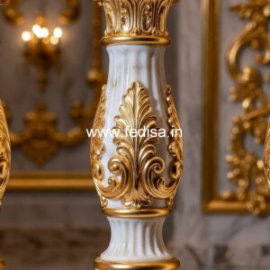 10. High-class Stone Baluster Ideas Rod Iron Deck Spindles