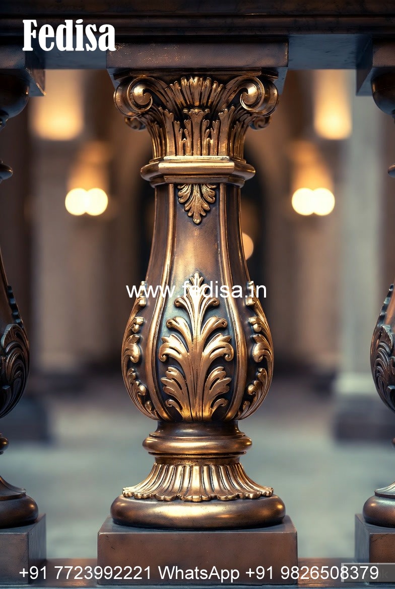 Tunning Stone Baluster Designs You Must See Square Bannister Spindles
