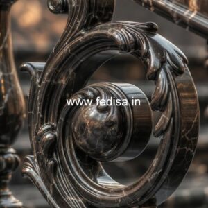 Beautiful Stone Staircase Ideas Square End Baluster