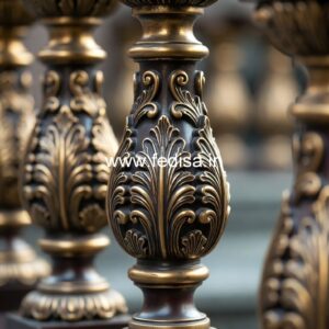 Stylish Terrace Stone Railings Staircase Spindles Near Me