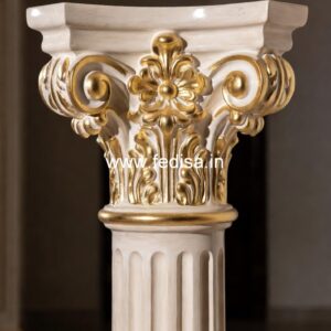 Elegant Architectural Stone Balusters Staircase With Square Spindles