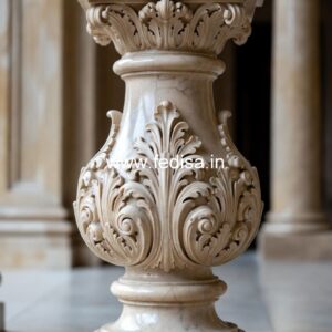 Modern Exterior Marble Balusters Tree Branch Balusters