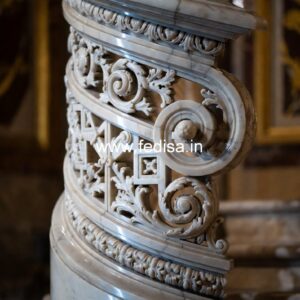 Designer Exterior Marble Balusters White Vinyl Fence Spindles