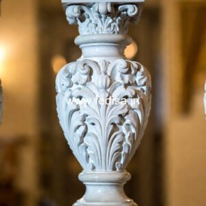 Architectural Marble Railing Designs White Wood Banister