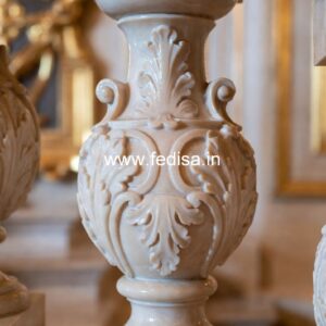 13. Minimal Stone Baluster Designs For Interiors Cast Iron Stair Railing