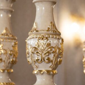 14. Sleek Stone Balusters For Modern Staircases Spindles For Railing