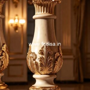 37. Hand-carved Stone Balusters Staircase Banisters