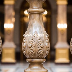 Classic Marble Baluster Railings Cedar Balusters