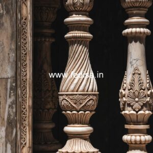 Modern Balcony Stone Railings Stair Case Spindles