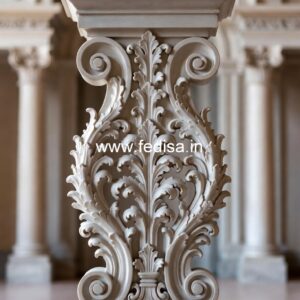 Designer Garden Stone Railings Vinyl Balusters