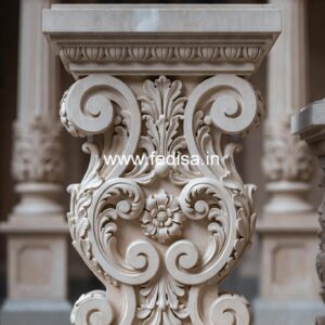 1. Luxury Marble Baluster Designs For Elegant Homes Square Balusters White