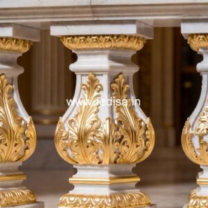 4. Designer Marble Balusters For Luxury Interiors Curved Deck Balusters