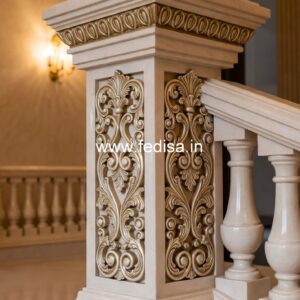 Classic Marble Baluster Designs For Timeless Homes Wood Railing With Metal Balusters