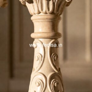 Heritage Marble Balusters For Architecture Face Mount Metal Deck Balusters