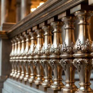 Amazing Marble Staircase Inspirations Turned Wood Spindles