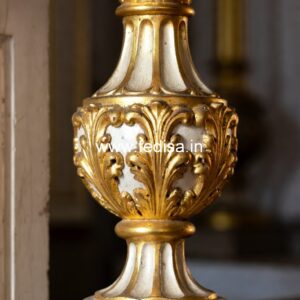 Elegant Balcony Marble Balusters Bronze Stair Balusters