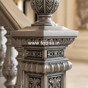 13. Minimal Stone Baluster Designs For Interiors Bronze Deck Spindles