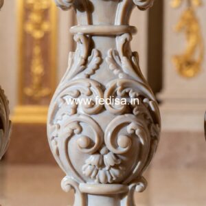 Vintage Marble Balusters For Staircases Tempered Glass Balusters