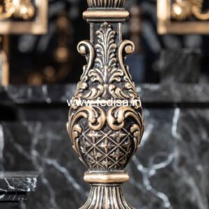 Custom Exterior Marble Railings Colonial Spindles For Decking