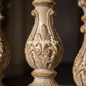 13. Minimal Stone Baluster Designs For Interiors
