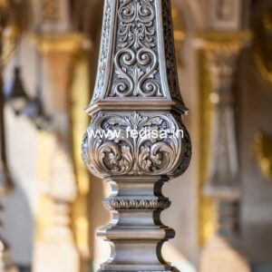 16. Unique Modern Stone Baluster Concepts Basket Iron Balusters