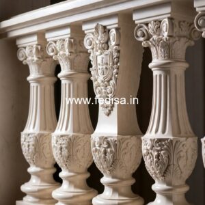 17. Creative Stone Baluster Designs Belly Pickets