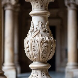 33. Sandstone Baluster Designs For Exterior Railings Brushed Chrome Spindles