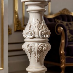 Amazing Stone Staircase Inspirations Chunky Wood Balusters