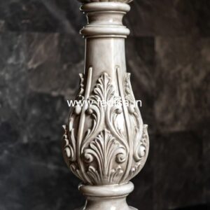Stylish Marble Staircase Balusters Deck Railing With Horizontal Balusters