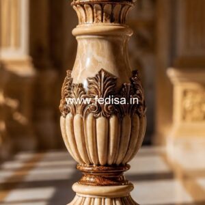 5. Elegant White Marble Balusters For Homes Decorative Aluminum Balusters