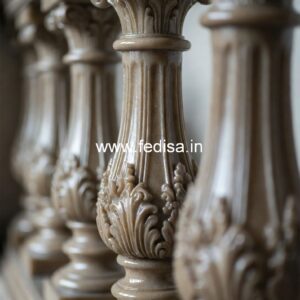 Sleek Marble Balusters For Modern Staircases DIY Iron Balusters