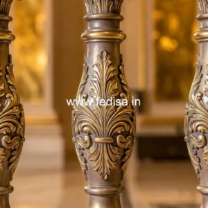 Traditional Marble Railing Balusters Edwardian Staircase Spindles