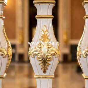 Custom Carved Marble Baluster Designs Horizontal Metal Stair Balusters