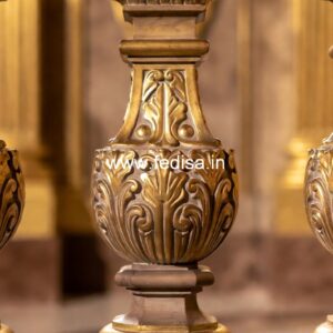 Stylish Terrace Marble Railings Iron Spindles For Sale