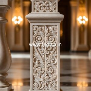 8. Luxury Marble Stone Baluster Designs Rectangle Stair Balusters