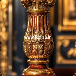 3. High-end Marble Baluster Designs For Villas Staircase Banister Post