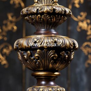 Creative Marble Baluster Designs Stairs With Iron Spindles