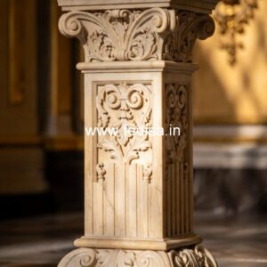 Polished Marble Baluster Designs Thick Wood Balusters