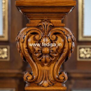 Handcrafted Marble Balusters Timber Staircase Balustrade