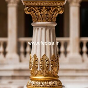 Elegant Balcony Marble Balusters Vinyl Colonial Balusters