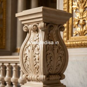 Creative Interior Marble Baluster Ideas White Banister Spindles