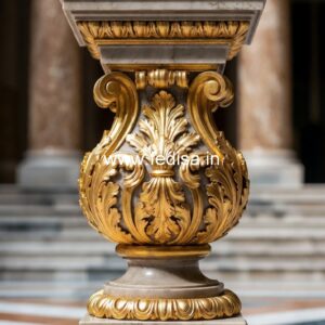 Royal Luxury Balusters For Grand Staircases Wood Handrail With Iron Balusters