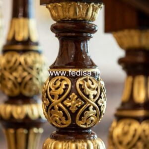 Custom Exterior Stone Railings Composite Handrail And Spindles