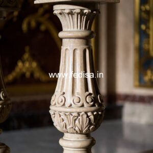 Handcrafted Marble Balusters Twisted Stair Spindles