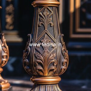 Luxury Staircase Baluster Designs For Villas 42 Inch Deck Balusters