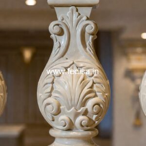3. High-end Stone Baluster Designs For Villas Adjustable Metal Stair Spindles