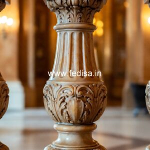 11. Modern Stone Baluster Designs For Stylish Homes White Stair Balusters